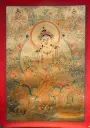 Five Jambhala Thangka – Serthang Gold Style
