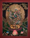 Simhamukhi Thangka – Nagthang Style – Roar of Liberating Wisdom