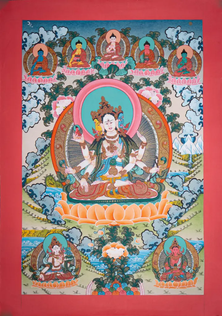 Namgyalma (Ushnishavijaya) Thangka