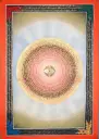 Cosmic Double Vajra Mantra Mandala – Gold Detailing – Gateway to Infinite Peace