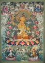 Arapachana Manjushri Thangka – Amitabha Crown Assembly