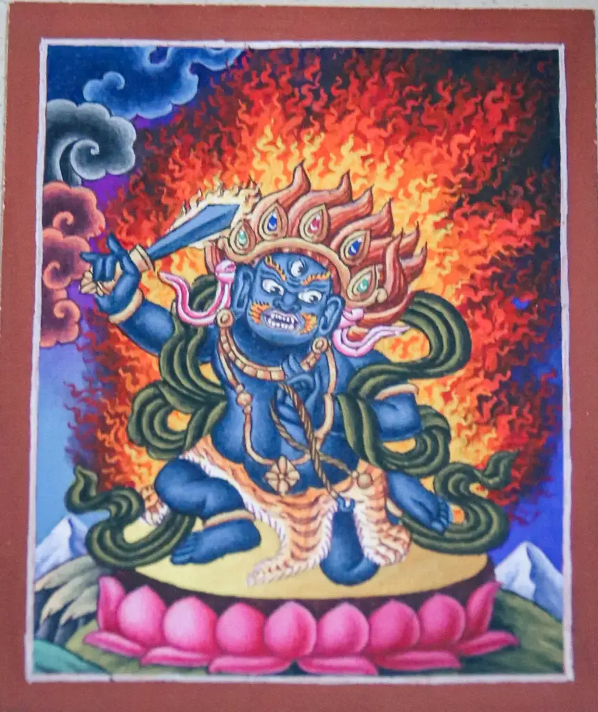 Achala Ghau Thangka – Miniature Protector – Immovable Power