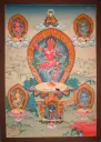 Vajravarahi Thangka – Kagyu Dakini Assembly