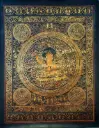 Manjushri Mandala Thangka – Golden Nagthang – Newari Style