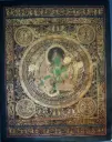 Green Tara Mandala with Buddha's Assembly – Nagthang Gold Detail
