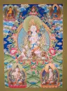 White Tara Thangka – Seven Eyes of Compassion – Healing Assembly