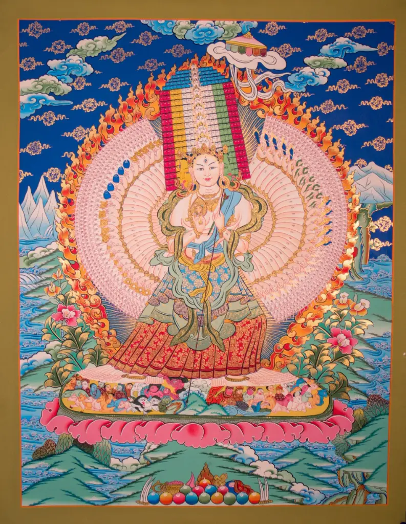 Dhukkar Thangka – Protective Power – Menri Style