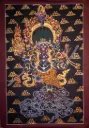Trailokyavijaya Thangka – Nagthang Cloud Dance – Menri Lineage