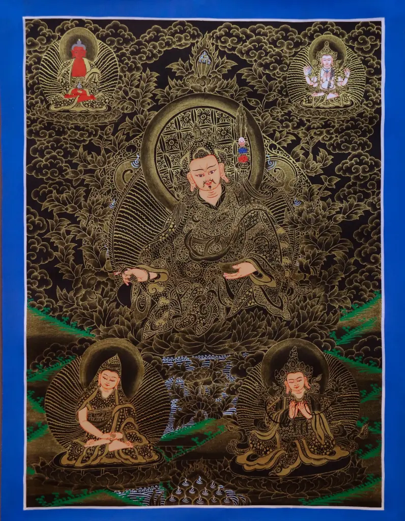 Guru Rinpoche Thangka (The Lotus‑Born Master)