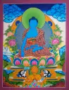 Akshobhya Buddha Thangka (The Unshakeable One)