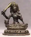 Manjushri Statue – The Copper Icon of Cutting Wisdom