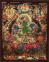 Green Tara Thangka – Nagthang Style – Swift Protection and Fearless Compassion