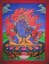 Vajrapani Thangka – Wrathful Fire