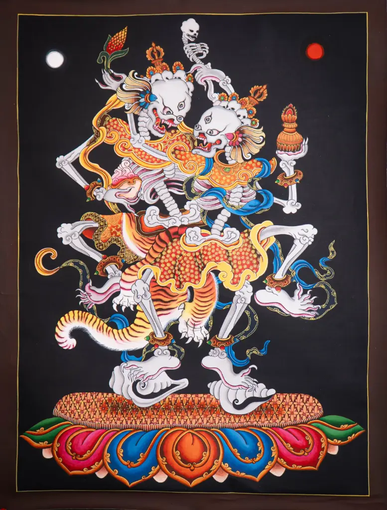 Citipati Thangka (Lords of the Cemetery Dance)