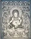 Yellow Jambhala Thangka – Newari Nagthang Assembly