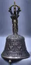 Five‑Spoked Vajra Crown Bell with Longevity Vase of Nectar 