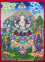 Chenrezig Thangka (The Lords of the Three Families) A Sanctuary of Compassion