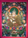 Guru Rinpoche Thangka – Floral Menri Union