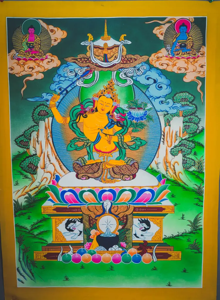 Manjushri Thangka – Wisdom Trinity Assembly