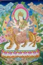 Maa Durga Thangka (A Beacon of Protection, Courage, and Fearless Energy)