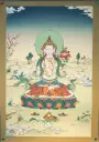 Padmapani Chenrezig Thangka – Karma Gadri Style