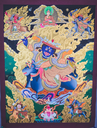 Damchen Dorje Legpa Thangka – Full Retinue Assembly