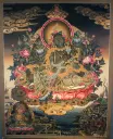 Green Tara Thangka – Nagthang Natural Style