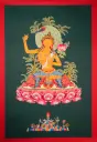 Manjushri Thangka – Flaming Sword of Wisdom – Karma Gadri