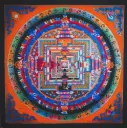 Kalachakra Mandala Thangka – The Sacred Wheel of Time