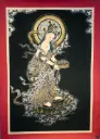 Guan Yin Thangka – Nagthang Gold & Silver – Goddess of Mercy