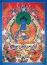 Medicine Buddha Thangka – Marthang Red Canvas